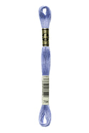 DMC: Mouliné Spécial: Embroidery Thread: Shades of Blue: 100% Cotton, 8m