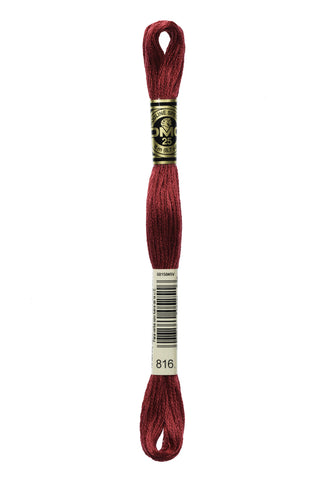 Comprar 816 DMC: Mouliné Spécial: Embroidery Thread: Shades Of Red: 100% Cotton, 8m