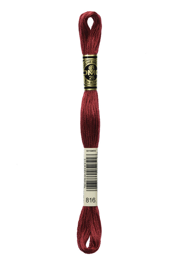 DMC: Mouliné Spécial: Embroidery Thread: Shades Of Red: 100% Cotton, 8m