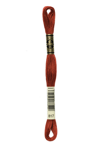 Comprar 817 DMC: Mouliné Spécial: Embroidery Thread: Shades Of Red: 100% Cotton, 8m