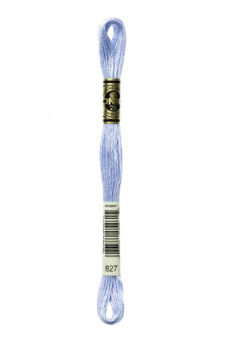 Comprar 827 DMC: Mouliné Spécial: Embroidery Thread: Shades of Blue: 100% Cotton, 8m