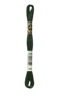 DMC: Mouliné Spécial: Embroidery Thread shades of green: 100% Cotton, 8m