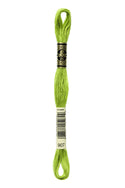 DMC: Mouliné Spécial: Embroidery Thread shades of green: 100% Cotton, 8m