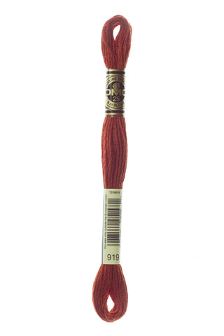 Buy 919 DMC: Mouliné Spécial: Embroidery Thread: Shades Of Red: 100% Cotton, 8m