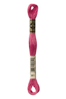 DMC: Mouliné Spécial: Embroidery Thread Shades of Pink and Purple: 100% Cotton, 8m-89