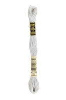 DMC: Mouliné Spécial: Embroidery Thread shades of black and grey: 100% Cotton, 8m-1