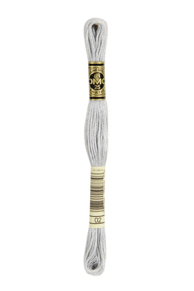 DMC: Moulin Spcial: Embroidery Thread shades of black and grey: 100% Cotton, 8m Fabric