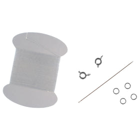 Trimits: Findings- Bead Threading Set Gold or Silver - jewellery finding