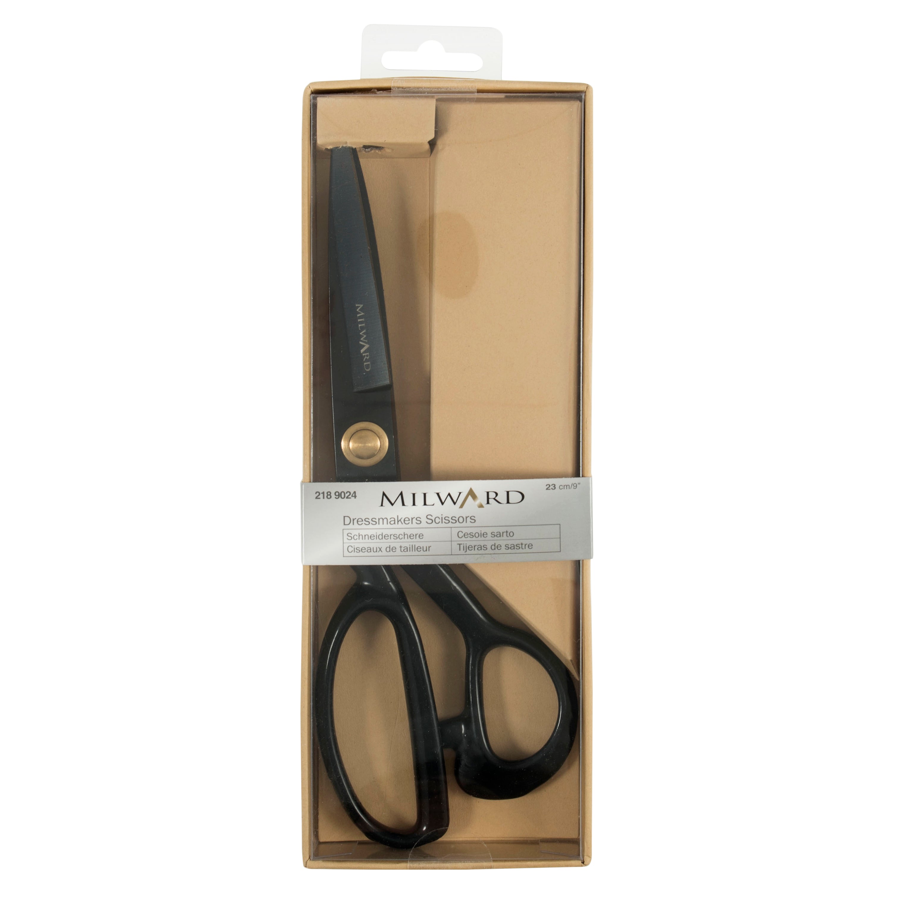 Milward Scissors: Gift Set: Dressmaking Scissors: Heavy Duty: (23cm): Black