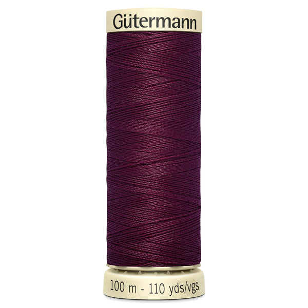 Bobina de hilo de coser Gutermann Sew All 100m (tonos de rojo, rosa y morado)