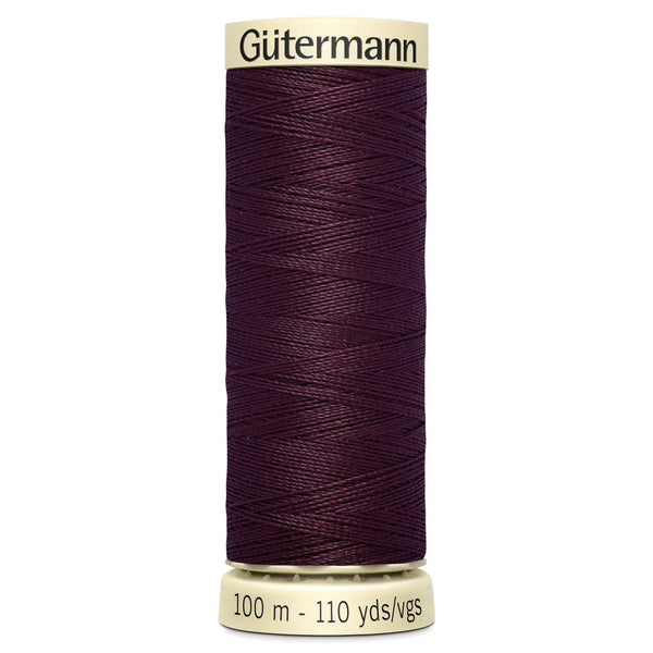 Bobina de hilo de coser Gutermann Sew All 100m (tonos de rojo, rosa y morado)