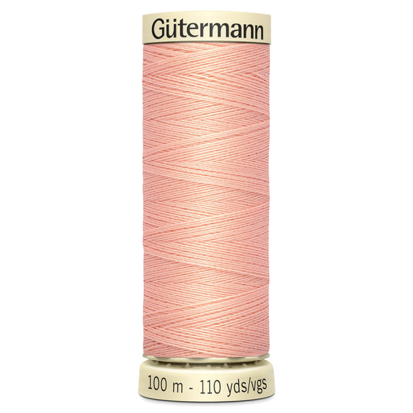 Bobina de hilo de coser Gutermann Sew All 100m (tonos de rojo, rosa y morado)