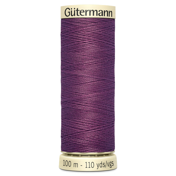 Bobina de hilo de coser Gutermann Sew All 100m (tonos de rojo, rosa y morado)