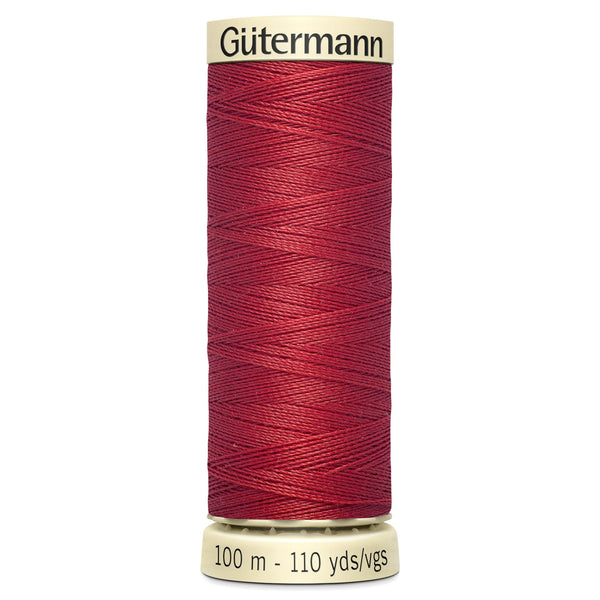 Bobina de hilo de coser Gutermann Sew All 100m (tonos de rojo, rosa y morado)