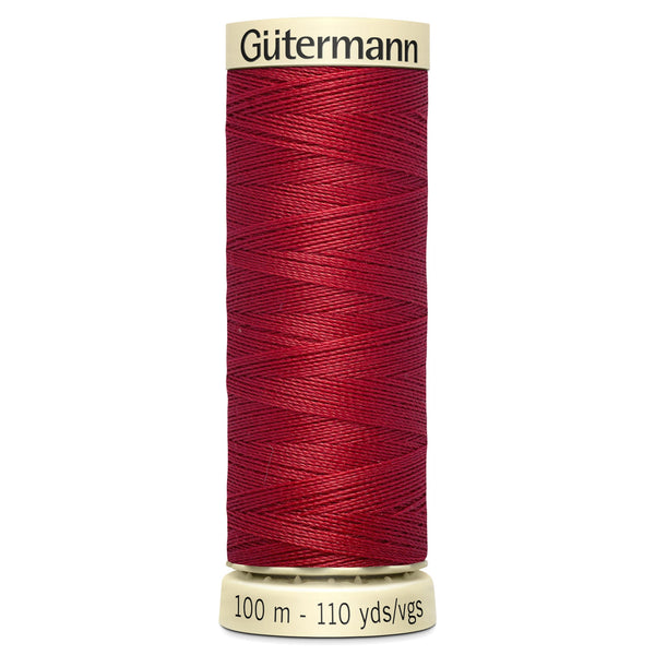 Bobina de hilo de coser Gutermann Sew All 100m (tonos de rojo, rosa y morado)