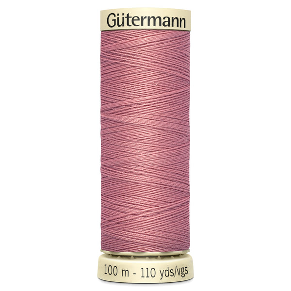 Bobina de hilo de coser Gutermann Sew All 100m (tonos de rojo, rosa y morado)