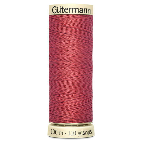 Bobina de hilo de coser Gutermann Sew All 100m (tonos de rojo, rosa y morado)