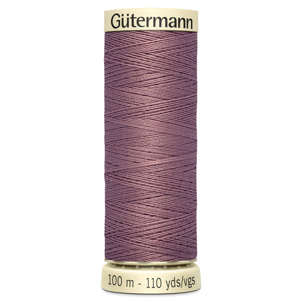 Bobina de hilo de coser Gutermann Sew All 100m (tonos de rojo, rosa y morado)