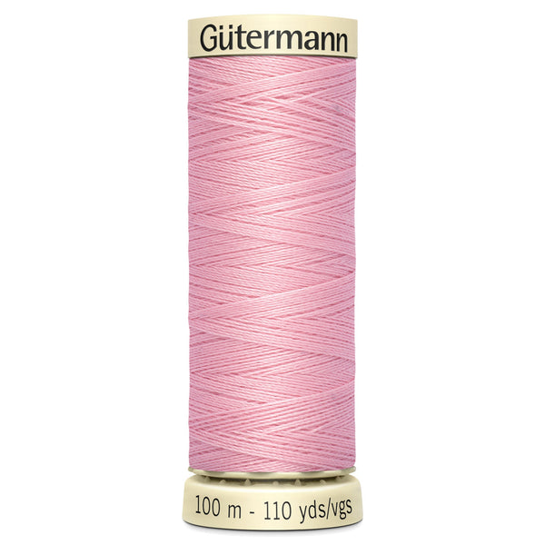 Bobina de hilo de coser Gutermann Sew All 100m (tonos de rojo, rosa y morado)