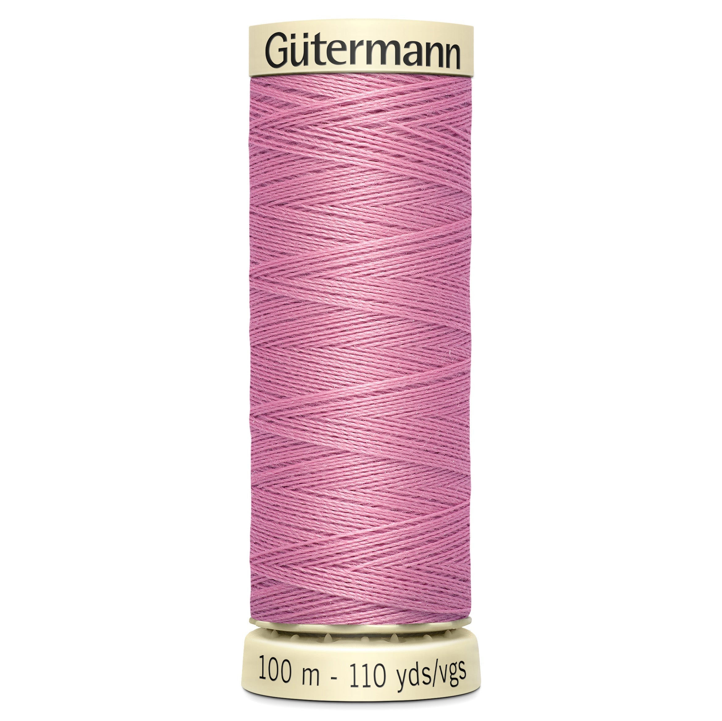 Bobina de hilo de coser Gutermann Sew All 100m (tonos de rojo, rosa y morado)