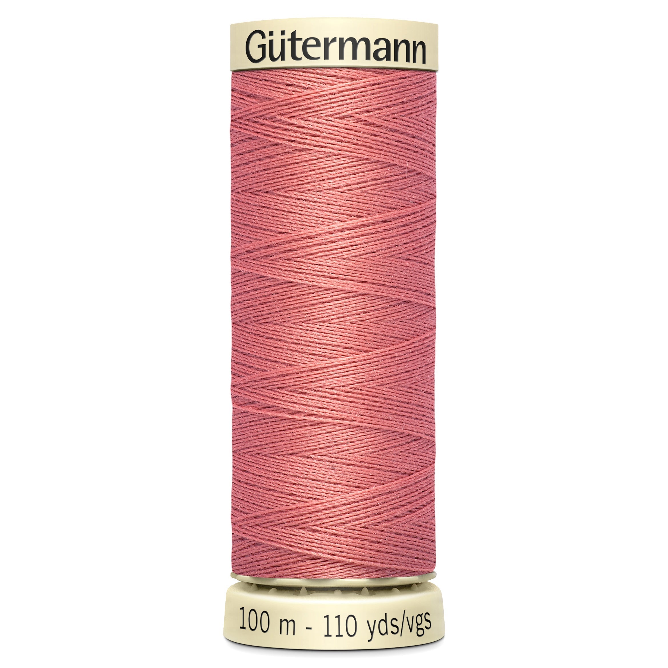 Bobina de hilo de coser Gutermann Sew All 100m (tonos de rojo, rosa y morado)