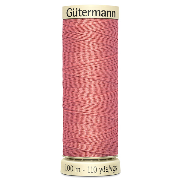 Bobina de hilo de coser Gutermann Sew All 100m (tonos de rojo, rosa y morado)