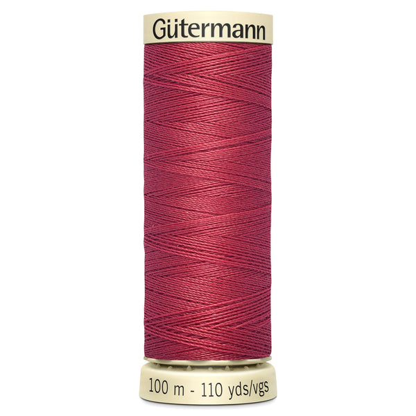 Bobina de hilo de coser Gutermann Sew All 100m (tonos de rojo, rosa y morado)