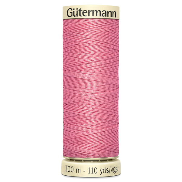 Bobina de hilo de coser Gutermann Sew All 100m (tonos de rojo, rosa y morado)