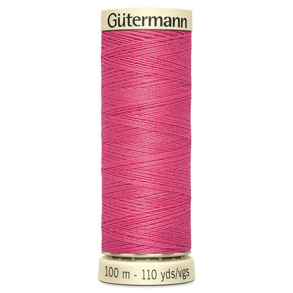 Bobina de hilo de coser Gutermann Sew All 100m (tonos de rojo, rosa y morado)