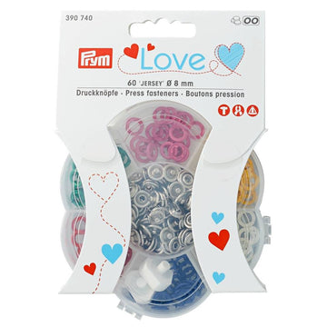 Prym Love: pinzas para tela en caja con forma de corazón: 2,6 cm: 40 piezas 