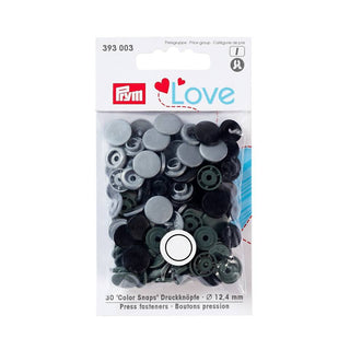 Buy grey Prym Love: Color Snap Fastener: 12.44 mm
