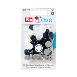 Buy navy-blue-grey-white Prym Love: Color Snap Fastener: 12.44 mm