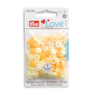 Buy pale-yellow Prym Love: Color Snap Fastener: 9 mm