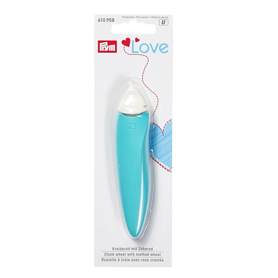 Prym Love: Ergonomic Tailors Chalk Wheel Stick