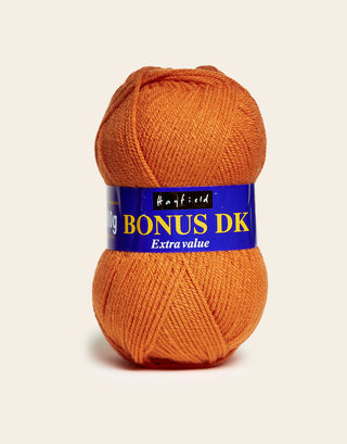 Buy burnt-orange Hayfield: Bonus DK, Double Knit Acrylic Yarn, 100g