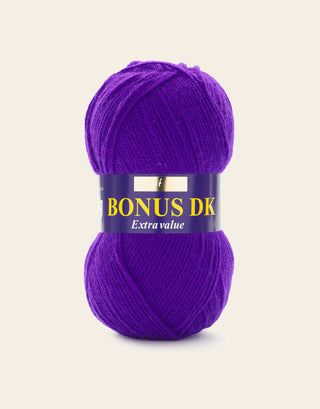 Comprar bright-purple Hayfield: Bonus DK, Double Knit Acrylic Yarn, 100g