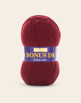 Buy claret Hayfield: Bonus DK, Double Knit Acrylic Yarn, 100g