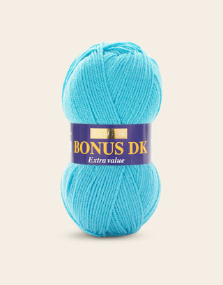 Buy turquoise Hayfield: Bonus DK, Double Knit Acrylic Yarn, 100g