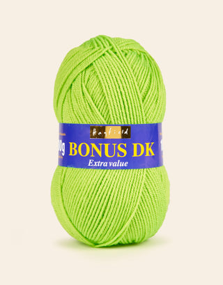 Buy neon-green Hayfield: Bonus DK, Double Knit Acrylic Yarn, 100g