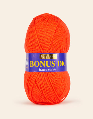 Buy tomato Hayfield: Bonus DK, Double Knit Acrylic Yarn, 100g