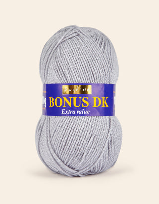 Buy platinum Hayfield: Bonus DK, Double Knit Acrylic Yarn, 100g
