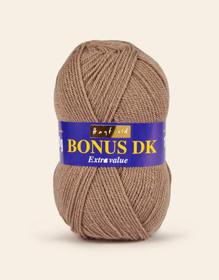 Buy fawn Hayfield: Bonus DK, Double Knit Acrylic Yarn, 100g