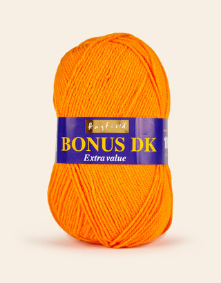 Buy clementine Hayfield: Bonus DK, Double Knit Acrylic Yarn, 100g
