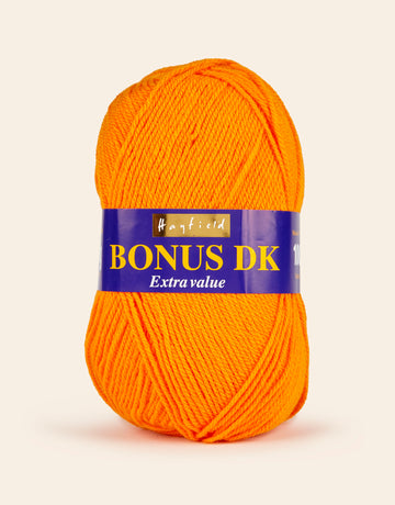 Buy clementine Hayfield: Bonus DK, Double Knit Acrylic Yarn, 100g