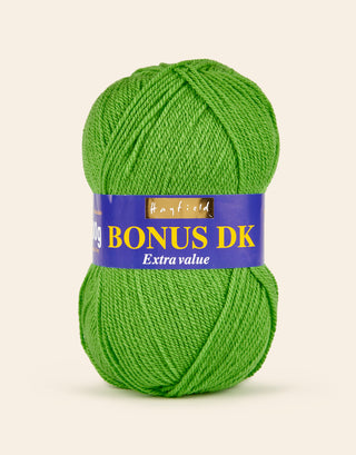 Buy pea-green Hayfield: Bonus DK, Double Knit Acrylic Yarn, 100g