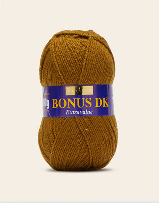 Buy bronze Hayfield: Bonus DK, Double Knit Acrylic Yarn, 100g