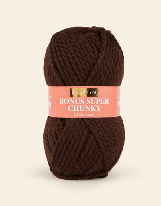 Buy cocoa Hayfield: Bonus Super Chunky: Acrylic Yarn: 100gms