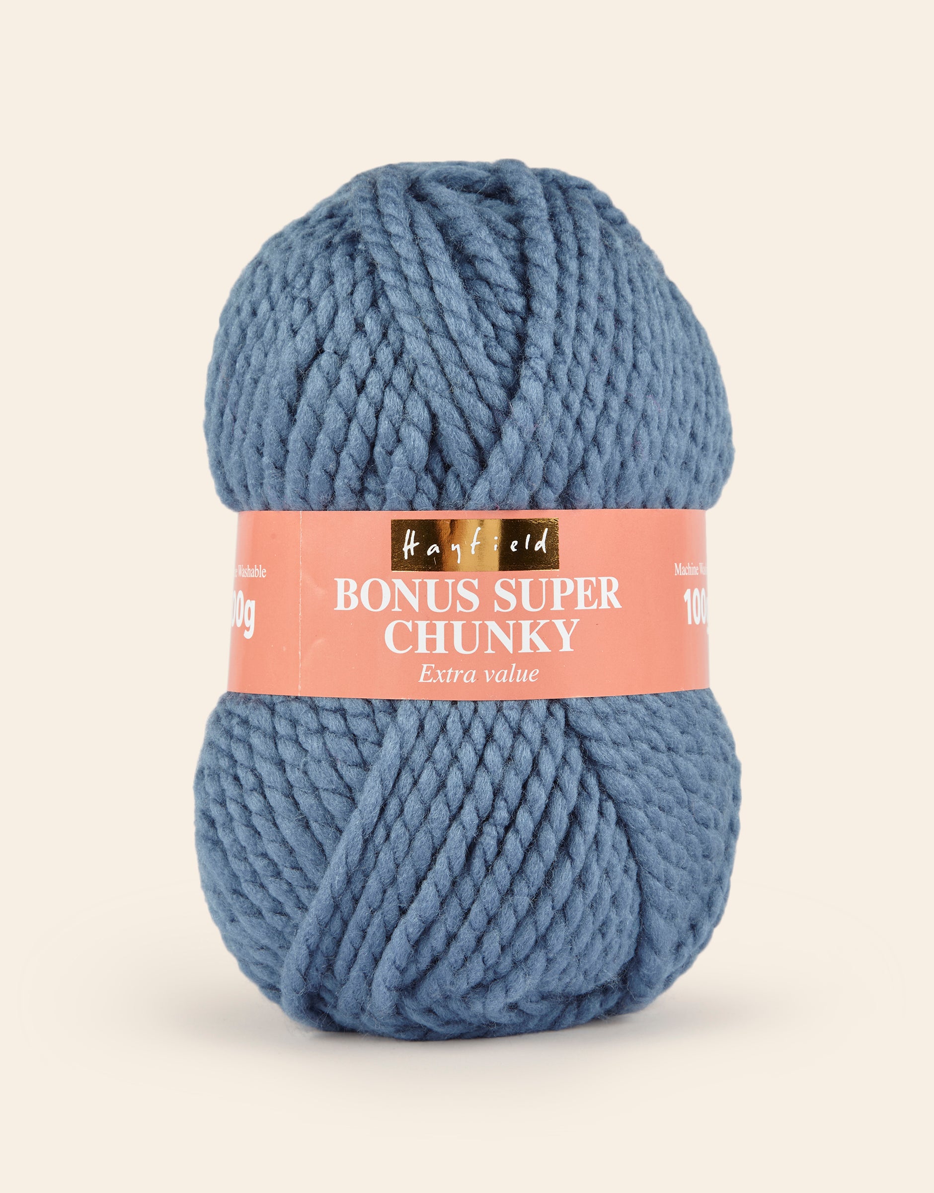 Buy ocean-blue Hayfield: Bonus Super Chunky: Acrylic Yarn: 100gms