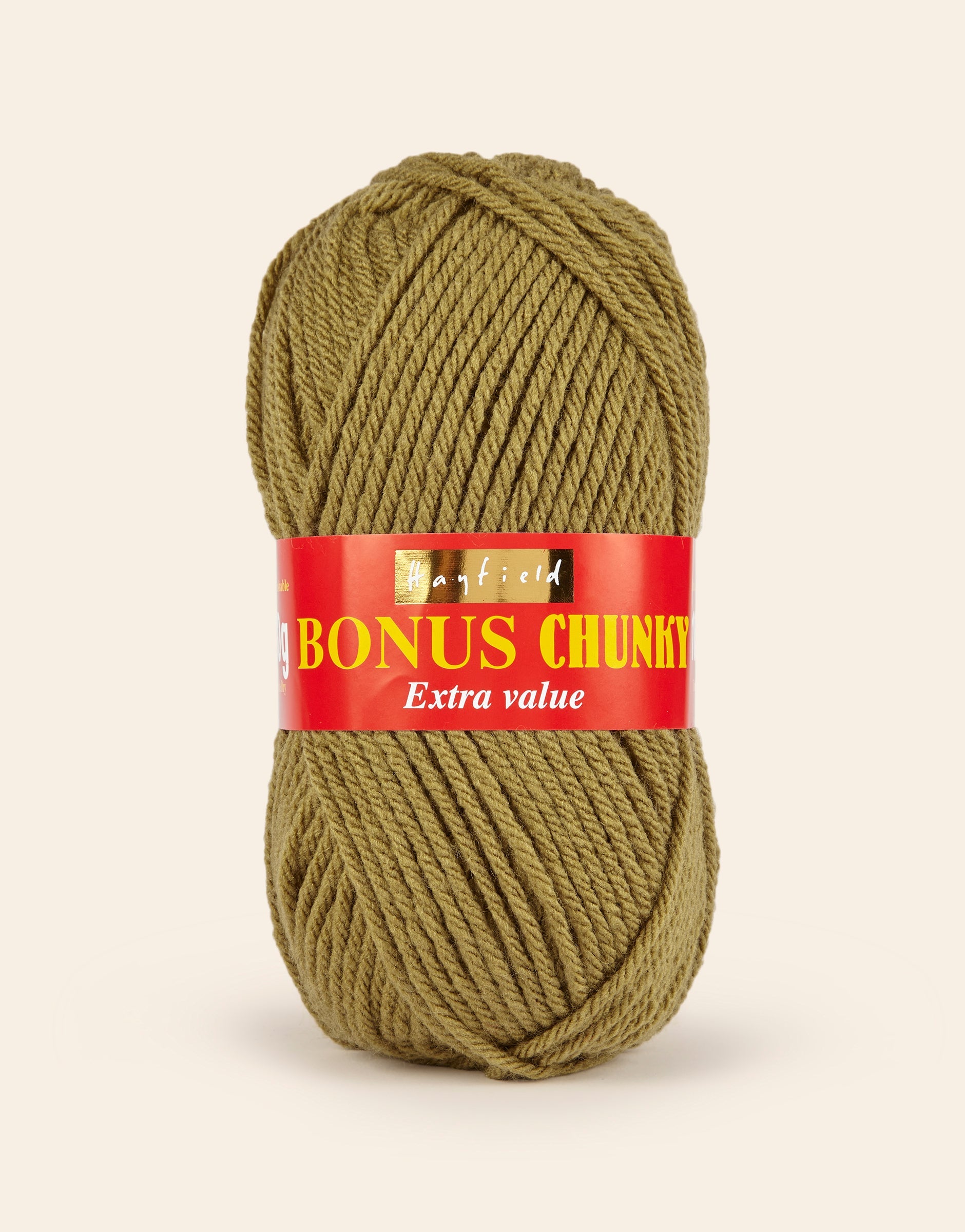 Buy olive-green Hayfield: Bonus Chunky Acrylic Yarn, 100g