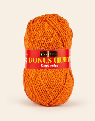 Buy burnt-orange Hayfield: Bonus Chunky Acrylic Yarn, 100g